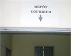 Bureau de dépôt du courrier 